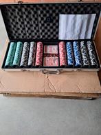 Pokerset, Hobby en Vrije tijd, Gezelschapsspellen | Kaartspellen, Ophalen, Zo goed als nieuw