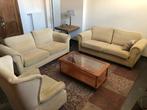 2x DURE Stoffen BANKSTEL BANK ZETEL + 1x FAUTEUIL Flamant, Huis en Inrichting, Ophalen, Gebruikt