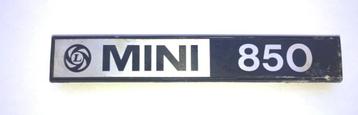 Mini 850 kofferbadge.  beschikbaar voor biedingen