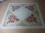 Tafelkleed met Bloemenprint, Enlèvement ou Envoi, Comme neuf, Blanc, Nappe ou Toile cirée