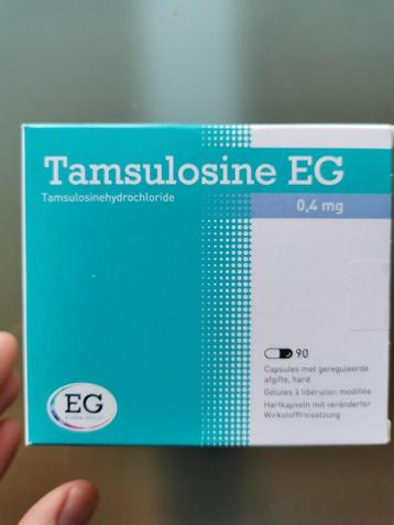 Tamsulosinehydrochloride (helpt bij urineretentie)