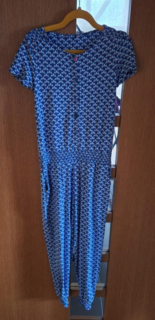 Blauwe jumpsuit 122-128, Enfants & Bébés, Vêtements enfant | Taille 122, Utilisé, Fille, Autres types, Enlèvement ou Envoi