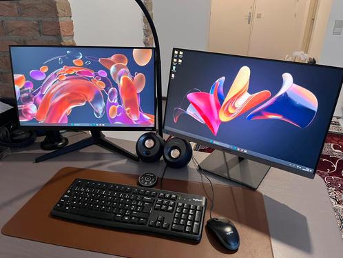Twee Full HD IPS - 24" Samsung-monitoren, Computers en Software, Desktop Pc's, Zo goed als nieuw, Ophalen