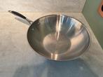 wok Piet Huysentruyt, Huis en Inrichting, Keuken | Potten en Pannen, Ophalen, Inox, Zo goed als nieuw, Keramische plaat