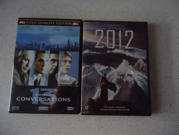 2 DVD's "13 Coversations & 2012" in prima staat ! beschikbaar voor biedingen