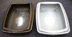2 bacs à litière, Animaux & Accessoires, Enlèvement, Utilisé, Ouvert
