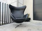 Egg chair, Fritz Hansen, Arne Jacobsen, leder, Enlèvement ou Envoi, Utilisé, Cuir, Design