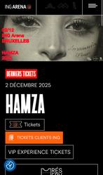 HAMZA ~ING Arena~ 2 december, Tickets en Kaartjes, Drie personen of meer, December