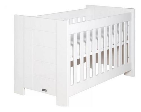 🌻 BOPITA babybed - 60x120cm - wit hoogglans / als NIEUW‼️, Kinderen en Baby's, Babywiegjes en Ledikanten, Zo goed als nieuw, Ledikant