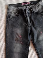 Zwarte, gevlekte skinny broek Retour 140, Enfants & Bébés, Vêtements enfant | Taille 140, Pantalon, Enlèvement ou Envoi, Comme neuf