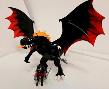Playmobil 5482 Grote lichtgevende zwarte draak met soldaat beschikbaar voor biedingen