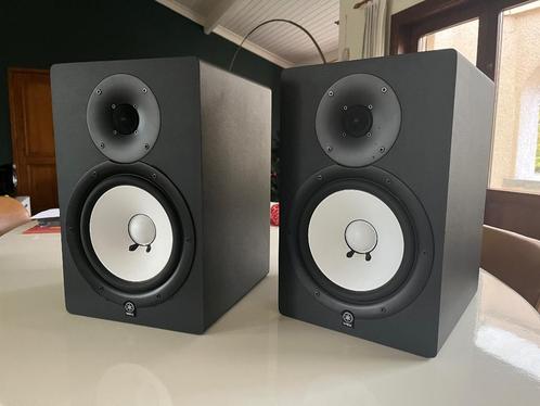 Yamaha HS80 Active Studio Monitors / Luidsprekers, Audio, Tv en Foto, Luidsprekerboxen, Zo goed als nieuw, Front, Rear of Stereo speakers