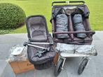 Easywalker dubbele buggy met toebehoren, Kinderen en Baby's, Ophalen, Gebruikt, Zonnekap
