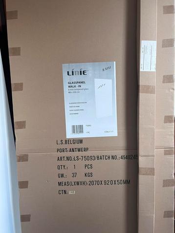 Paroi vitrée fixe 85/200cm Linie 8mm beschikbaar voor biedingen