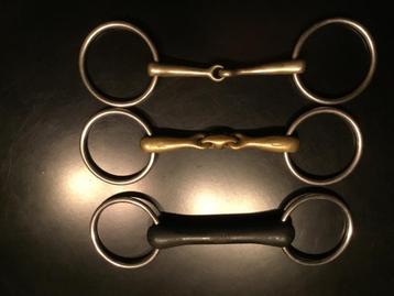 gebroken trens, dubbel gebroken trens, rubbertrens 13cm beschikbaar voor biedingen