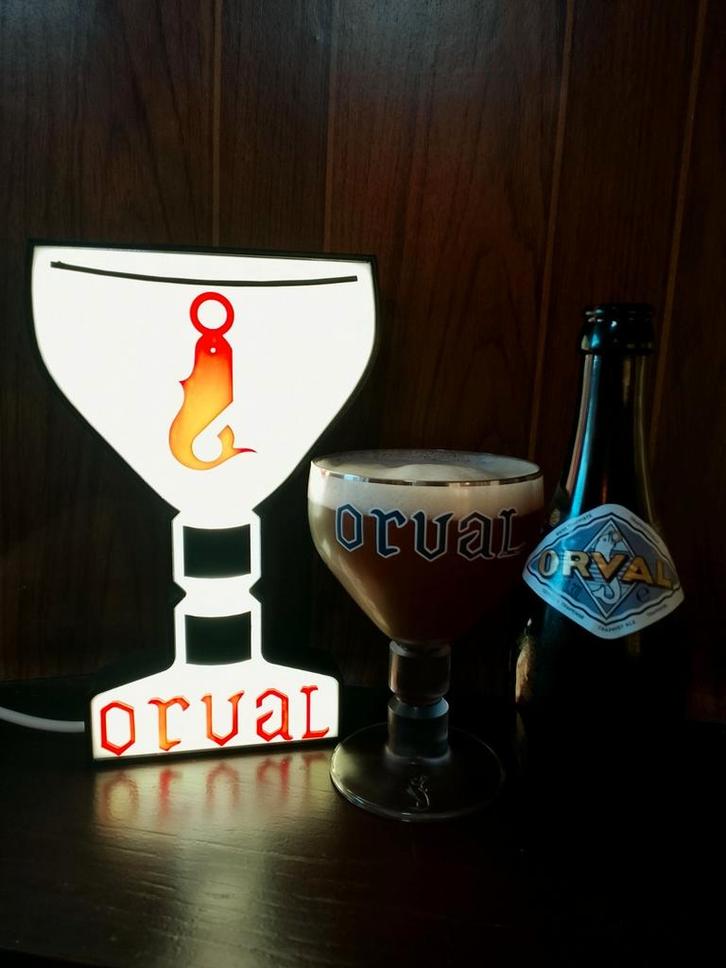 Orval lichtreclame, Verzamelen, Merken en Reclamevoorwerpen, Ophalen of Verzenden