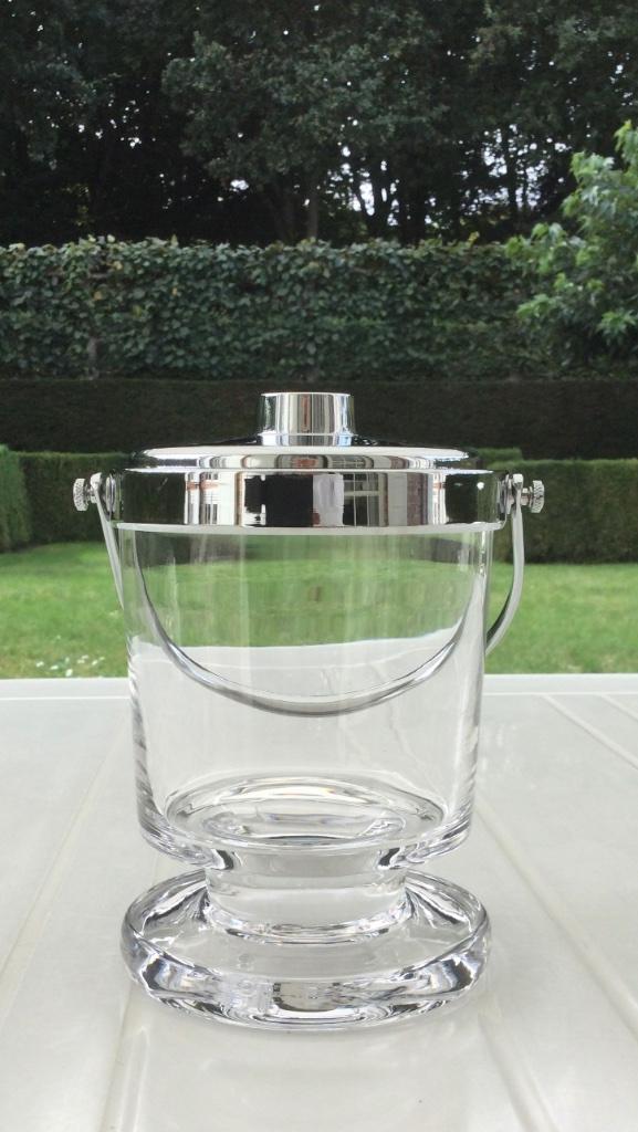 Kristallijn Glazen IJsemmer Boussu, Antiek en Kunst, Antiek | Glaswerk en Kristal, Ophalen
