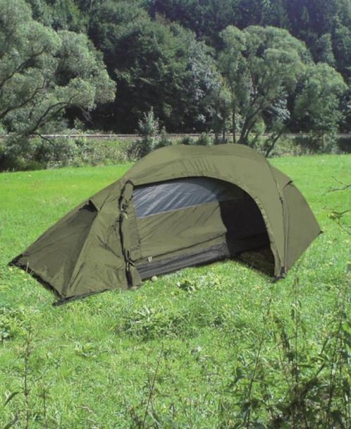 MIL-TEC OD 1 PERSOONS TENT RECOM Army camo beschut, Caravans en Kamperen, Tenten, tot en met 2, Nieuw, Ophalen