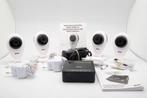 Alecto Mini nvr dvb-100 + 4x dvc-106IP caméra surveillance, Utilisé, Enlèvement ou Envoi, Caméra d'intérieur