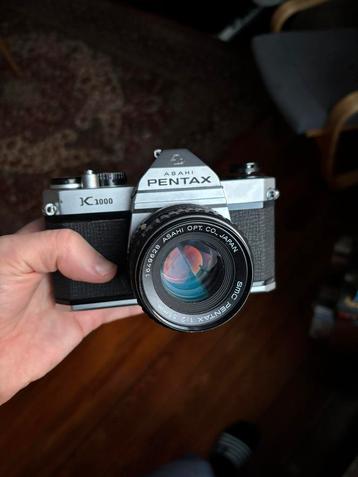 Pentax asahi k1000 avec 2 objectifs, Enlèvement ou Envoi, Comme neuf, Pentax
