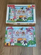 Puzzels - Beertjes + Fisher Price + Dora, Enlèvement ou Envoi, 2 à 4 ans, Utilisé, 10 à 50 pièces