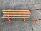 Sneeuwslee met stalen frame, Ophalen, Gebruikt, Hout