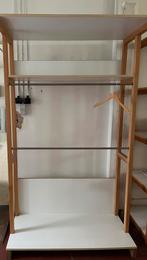 Lot hangrekken met 3 legplanken en 2 hangststemen, Ophalen, Zo goed als nieuw