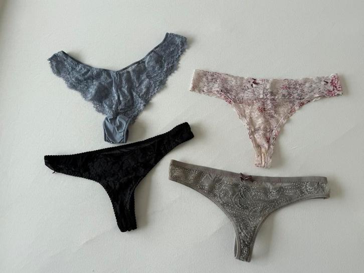 Diverse mooie slipjes en strings, Kleding | Dames, Ondergoed en Lingerie, String, Zwart, Verzenden