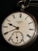 F.white leamington English pocket watch 925 jaar 1890, Handtassen en Accessoires, Overige merken, Zakhorloge, Ophalen of Verzenden