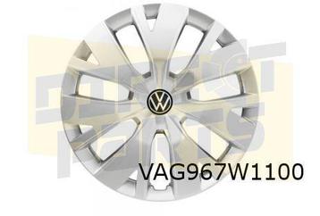 Volkswagen T-Cross/Roc (10/17-2/22) wieldeksel 16" (UWP chro, Envoi, Neuf