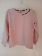 Roze longsleeve met de tekst "you+me=happy", Kinderen en Baby's, Kinderkleding | Maat 92, Gebruikt, Meisje, Ophalen of Verzenden