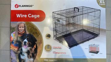 Cage métallique pour chien " FLAMINGO "  beschikbaar voor biedingen