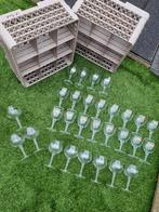 29 Tongerlo glazen - verschillende reeksen, Verzamelen, Ophalen, Gebruikt, Bierglas