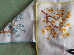 set van 2 Japanse zakdoeken + 1 bloem, Handtassen en Accessoires, Ophalen of Verzenden, Nieuw