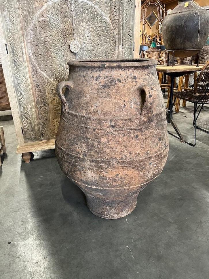 Antieke Griekse Kruik Terracotta 18e Eeuws Uniek Exemplaar, Antiek en Kunst, Antiek | Keramiek en Aardewerk, Ophalen of Verzenden