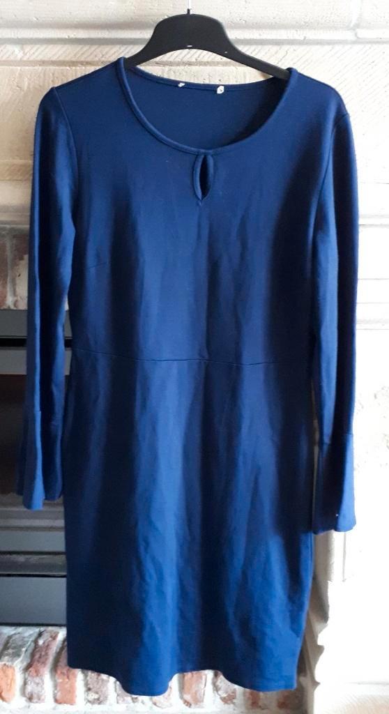 Anna Field - jurk LM - marineblauw - maat 40, Kleding | Dames, Jurken, Zo goed als nieuw, Maat 38/40 (M), Blauw, Boven de knie