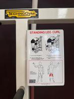 Technogym isotonic Standing leg curl, Sport en Fitness, Ophalen, Gebruikt, Benen