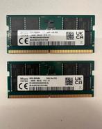 SK Hynix 2X32 GB (64 GB) DDR5 5600Mhz SODIMM, Computers en Software, RAM geheugen, Ophalen, Zo goed als nieuw, DDR5, 64 GB