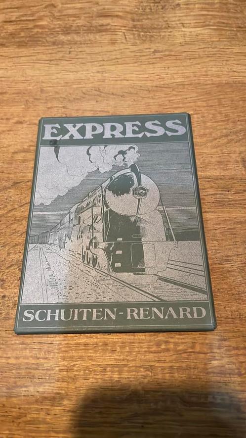 Express 0 Ansichtkaarten Francois Schuiten en Claude Renard, Verzamelen, Stripfiguren, Zo goed als nieuw, Plaatje, Poster of Sticker