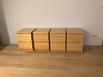 4 ikea nachtkastjes, in goede  staat, Huis en Inrichting, Slaapkamer | Nachtkastjes, Ophalen, Gebruikt, Minder dan 45 cm, 55 tot 70 cm