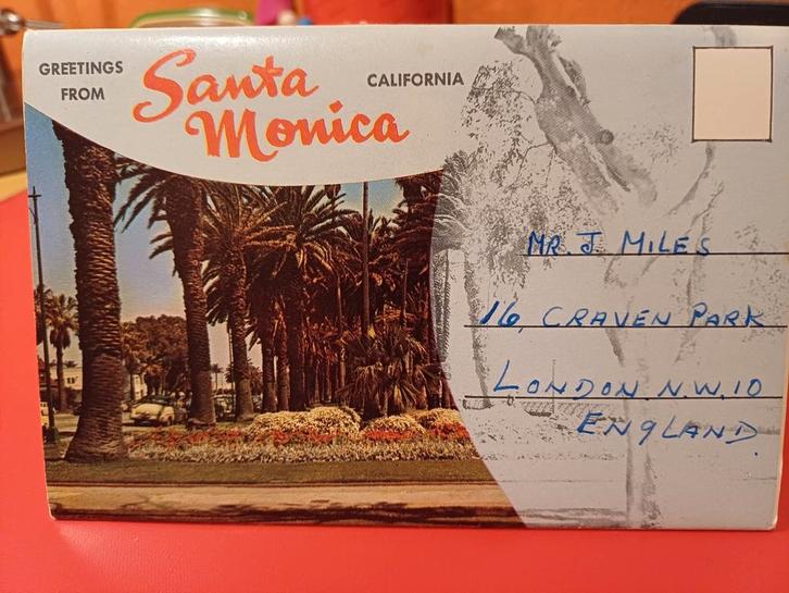 PHOTOS SOUVENIRS DE SANTA MONICA, Collections, Photos & Gravures, Photo, Envoi