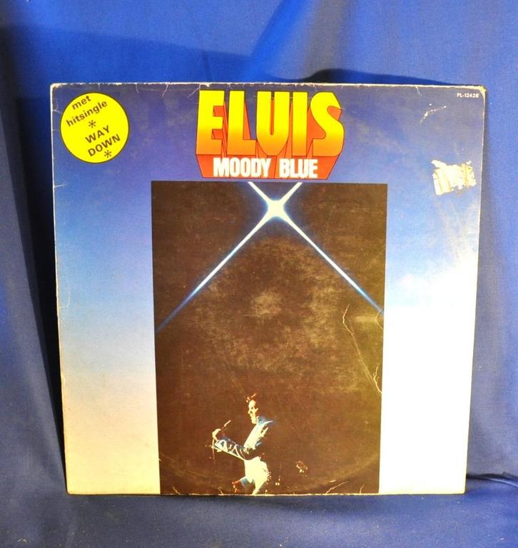 vinyl 33 tour elvis moody blue  (x2012), Cd's en Dvd's, Vinyl | Rock, Gebruikt, Poprock, Ophalen of Verzenden