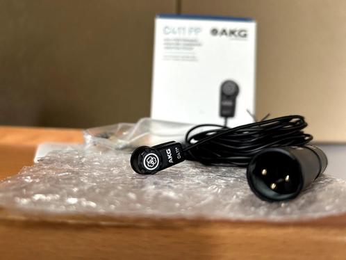 AKG C411 PP Contact Microphone - Like New, Muziek en Instrumenten, Microfoons, Zo goed als nieuw, Instrumentmicrofoon, Ophalen of Verzenden
