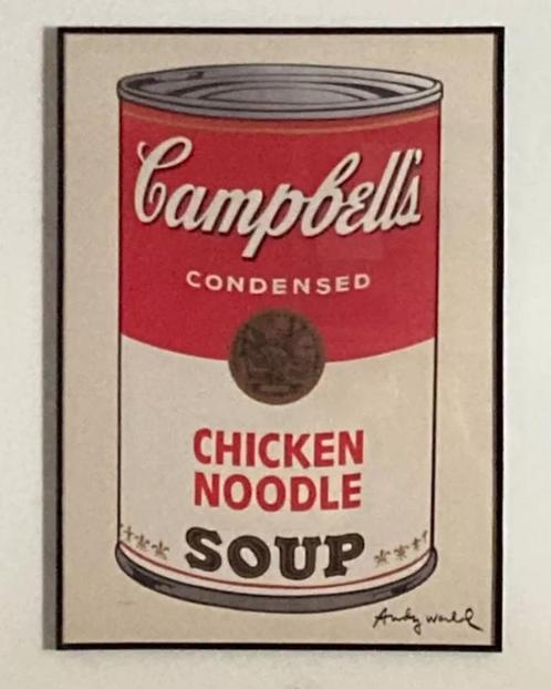 Andy Warhol: handgenummerde lithografie van 50 bij 70, Antiek en Kunst, Kunst | Litho's en Zeefdrukken, Ophalen of Verzenden