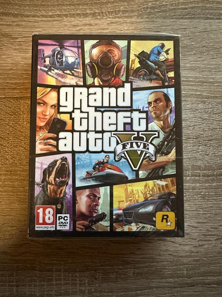 GTA V (5) PC (nieuw & Sealed), Games en Spelcomputers, Games | Pc, Nieuw, Role Playing Game (Rpg), 1 speler, Vanaf 18 jaar, Eén computer