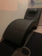 Mooi zwarte lounge ligstoel, Ophalen, Lounge ligstoel, Eenpersoons, 125 tot 150 cm