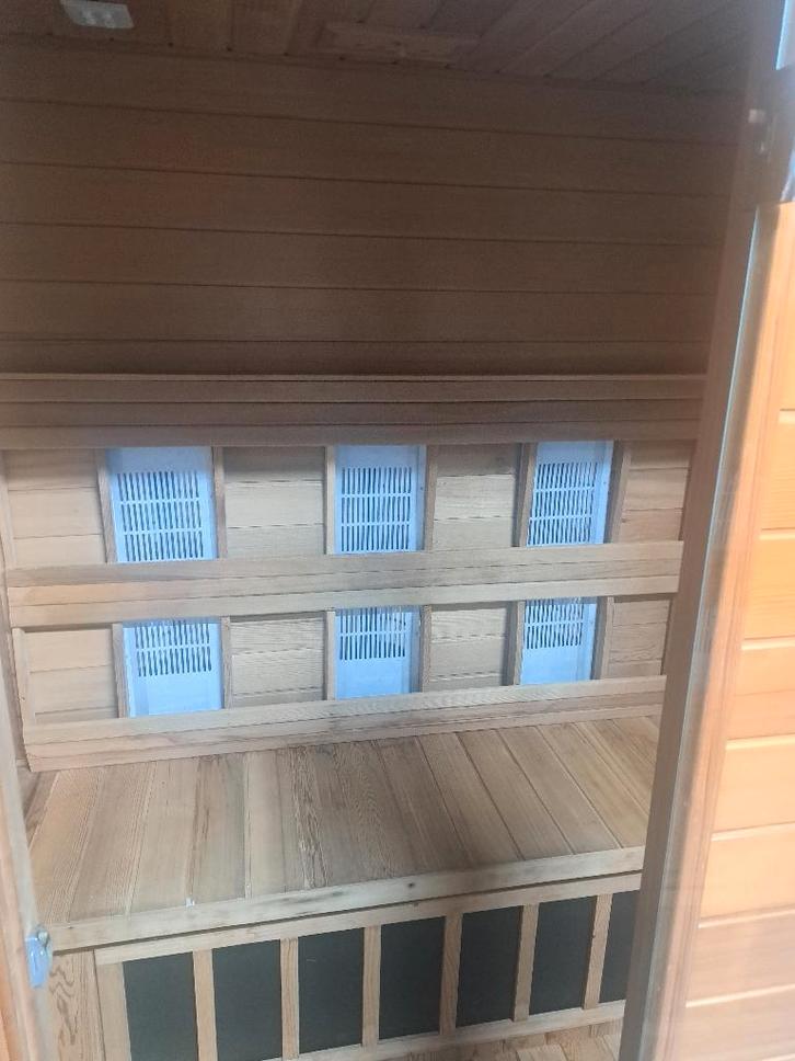2 persoons infraroodcabine, Sport en Fitness, Sauna, Gebruikt, Complete sauna, Infrarood, Ophalen