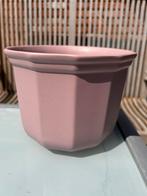 Pot de fleurs rose, Comme neuf, Pierre, Rond, Moins de 25 cm