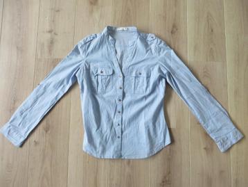 chemisier Stradivarius taille M (n 73), Taille 38/40 (M), Enlèvement ou Envoi, Porté, Bleu