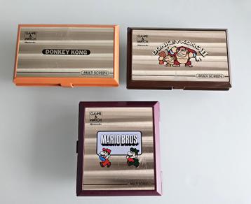 Nintendo Game & Watch consoles : Mario en Donkey beschikbaar voor biedingen